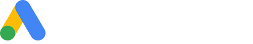 the  google adwords logo in white