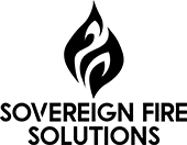 sovereign fire logo black