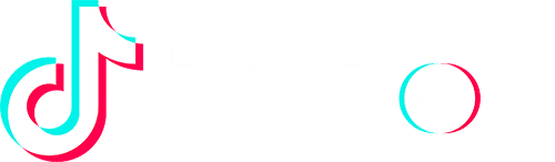 the  tiktok logo in white