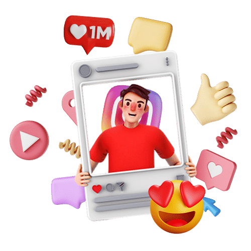 a man  taking a selfie on the instagram page
