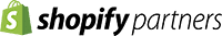 the  shopify partner logo in black