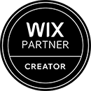 the wix  partner logo in black