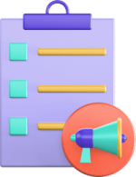 a clip  board showing a marketing plan